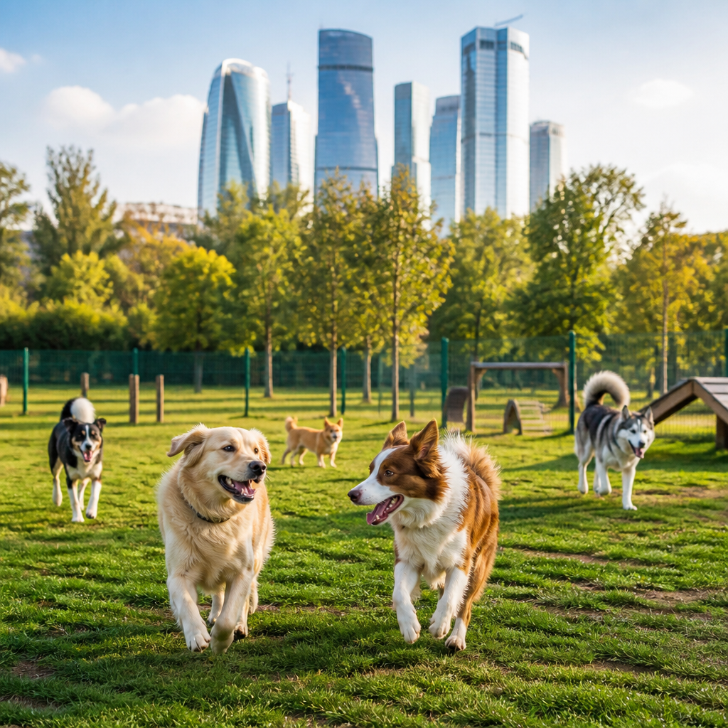 Собачьи парки Москвы: Лучшие места для прогулок с питомцем